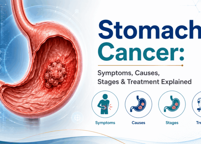 Stomach Cancer Symptoms, Causes, Stages & Treatment Explained